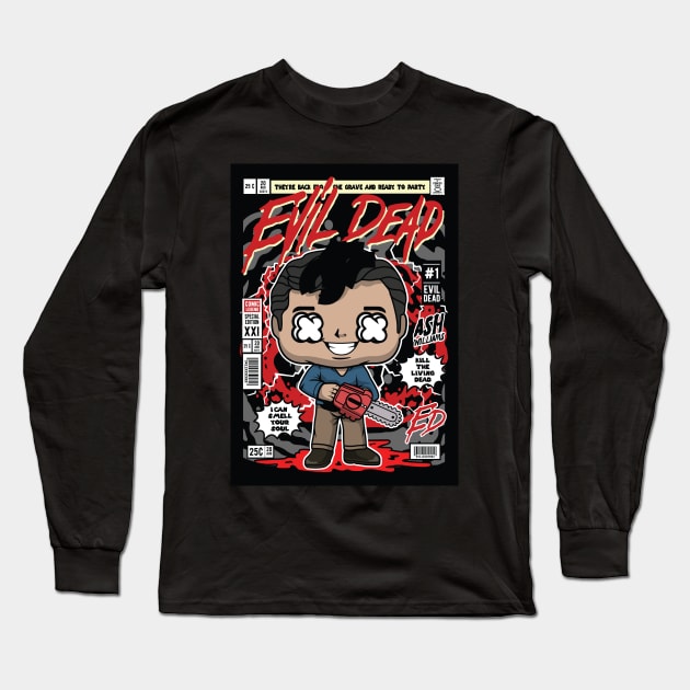 Evil Dead Long Sleeve T-Shirt by Shockproof Design